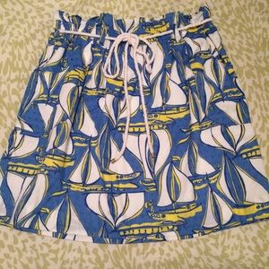 Lilly Pulitzer "Docksider" Skirt size medium