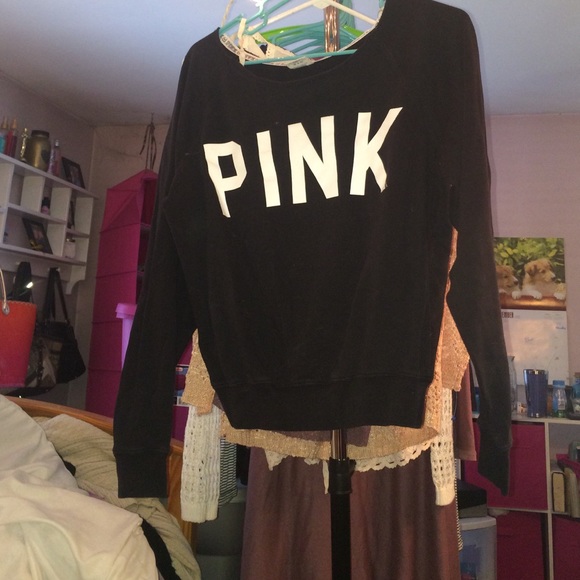 Pink black & white sweater - Picture 1 of 2