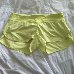 Lululemon speed shorts