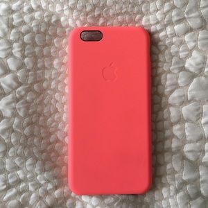 NEW Apple iPhone 6 silicone case- pink