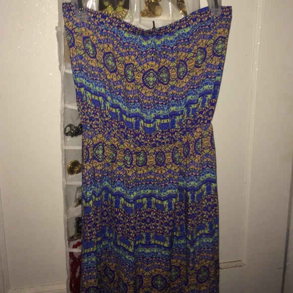 Printed maxi dress