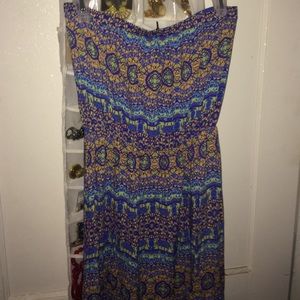 Printed maxi dress