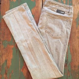Hurley corduroy pants in grey