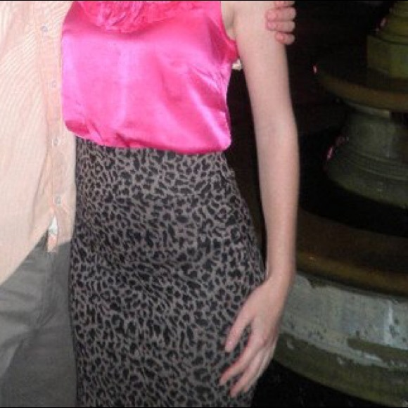 Leopard skirt