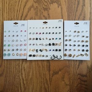 3 Sets of Studs! (67 pairs total)
