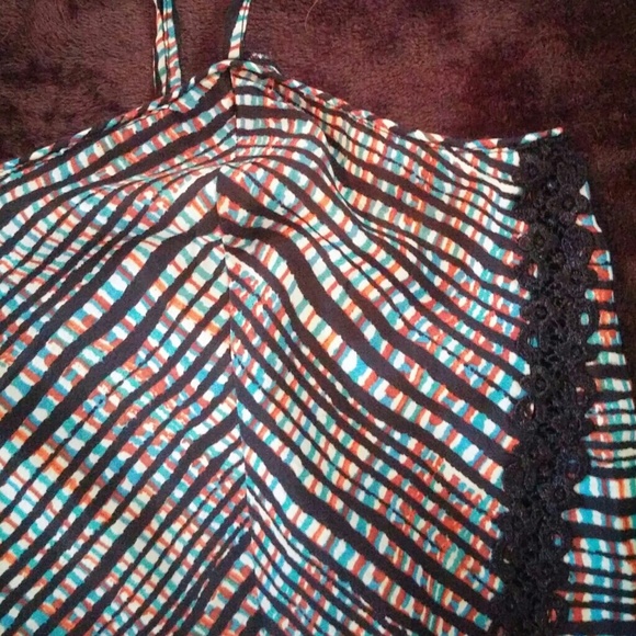 "SOLD"     Free People Cropped Spgti Strap Top szM - Picture 4 of 6