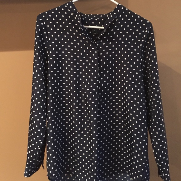 J. Crew Tops - Jcrew Navy blue blouse
