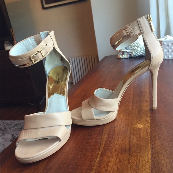 Nude Michael Kors Strappy heels