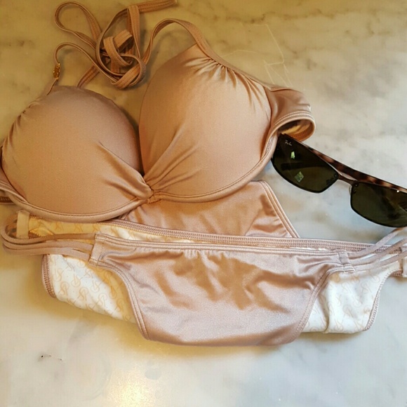 Victoria's Secret Other - Victoria Secret Nude Swim Bikini Bottom