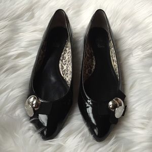 Coach 6.5 Q498 Trina Patent Flats