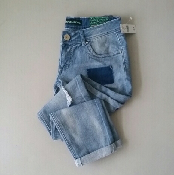 Patch Cuffed Jeans - Picture 4 of 4