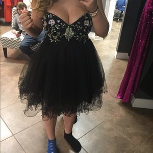 Black formal or homecoming dress