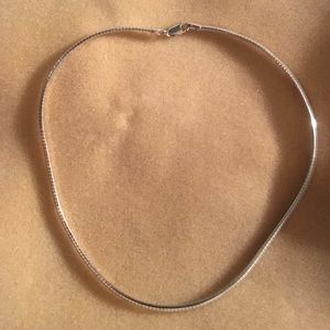 Sterling silver omega chain
