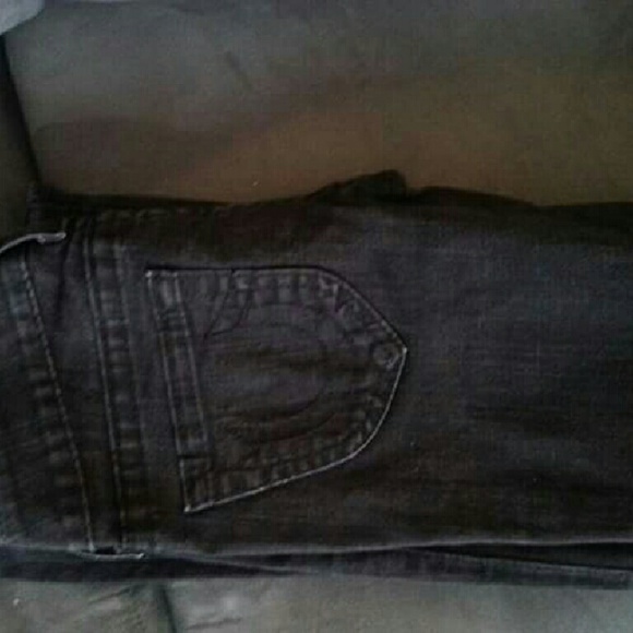 Black true religion jeans