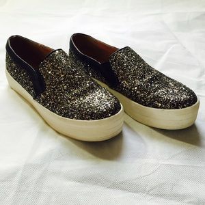 Glitter slip-ins