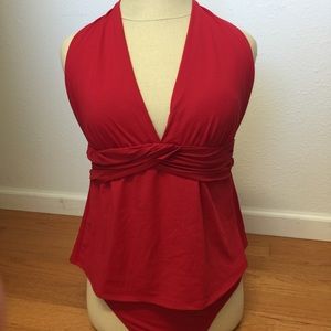 Ralph Lauren red Tankini worn once
