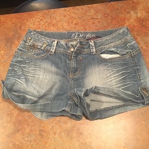 Dereon blue jean shorts