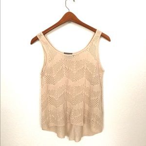 Sleeveless crochet top