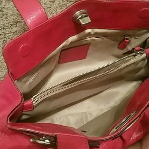 Hot pink coach purse