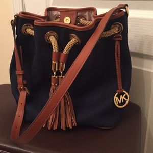 Michael Kors marina large draws shoulder bag