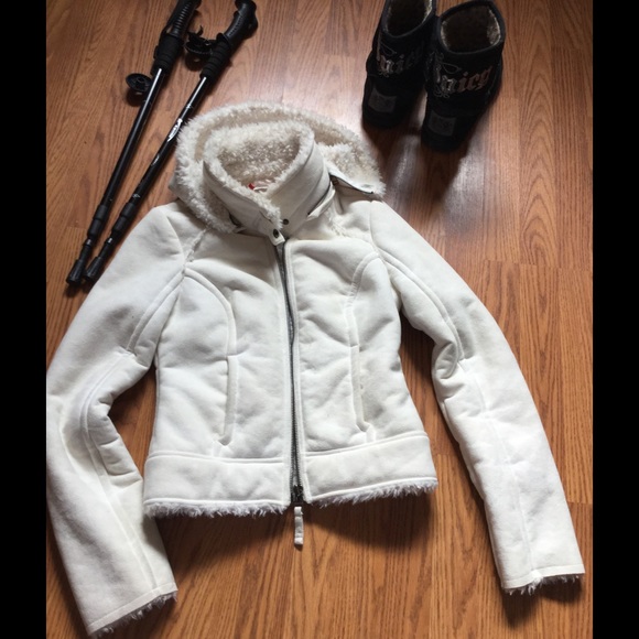 Faux shearling coat by GUESS