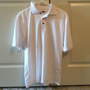 White Pebble Beach athletic polo