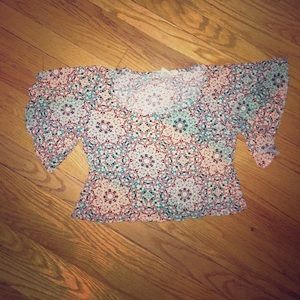 Patterned crop top