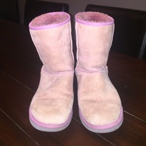 Authentic PINK Uggs 7 W Boots