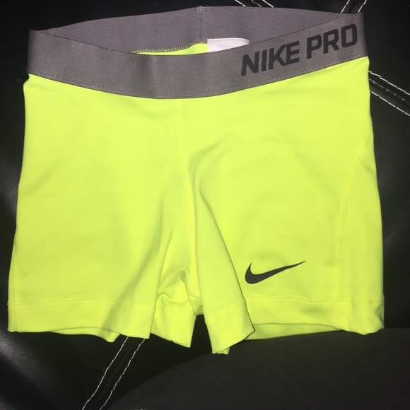 SOLD Neon Yellow Nike Pros