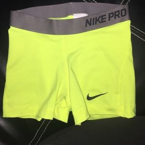 SOLD Neon Yellow Nike Pros