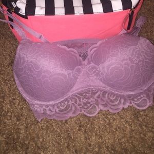 Light purple lace Bralet PINK