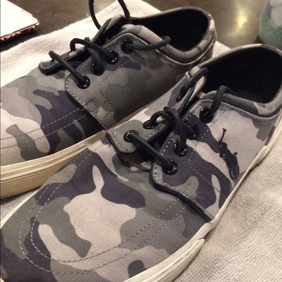 Men's Polo Camouflage  Canvas Sneaker