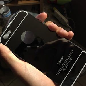 iPhone 6 Plus black case Reflective mirror