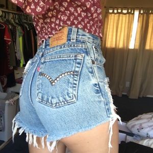 Vintage Levi's high waisted shorts