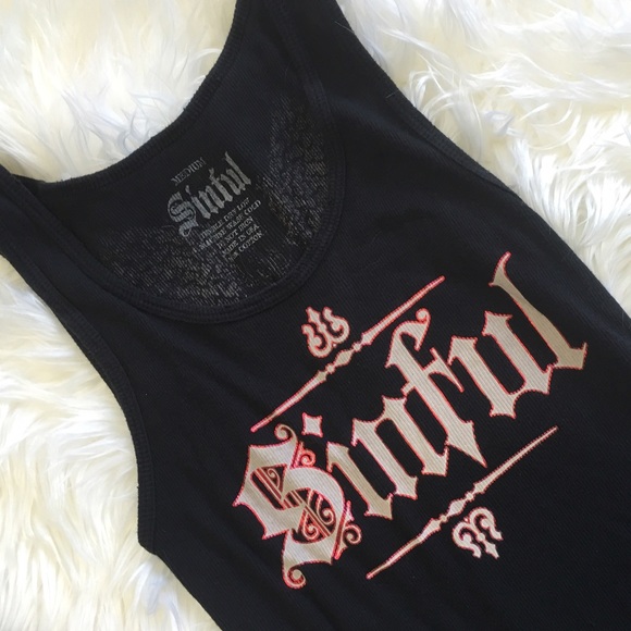 Sinful Tops - Sinful Angel Wing Tank