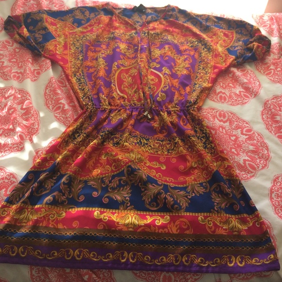 Colorful Print Dress