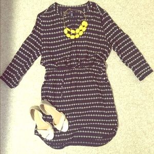 Navy Patterned GAP Dress