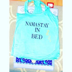 "Namaste in Bed" Gym Tank