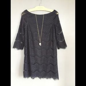 Black lacy dress