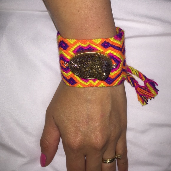 Handmade amethyst bracelet