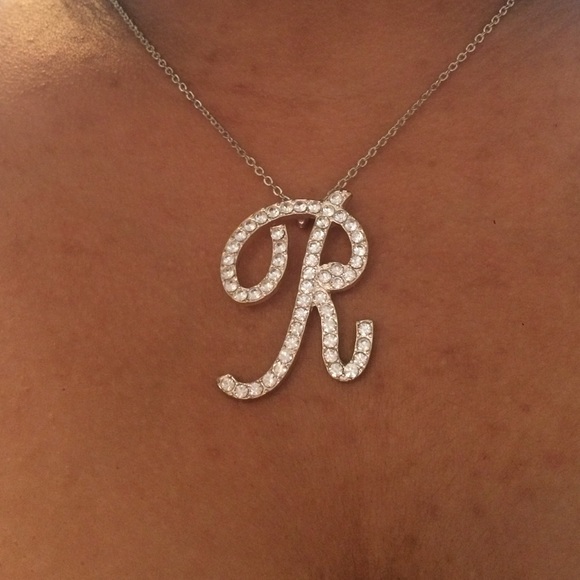 Charming Charlie "R" Necklace - Picture 1 of 2