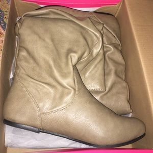 Charlotte Russe high leather boots