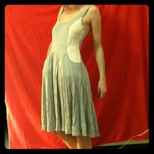 Anthropologie Gray summer dress, size small