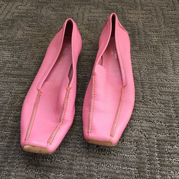 Pink Kate Spade loafers