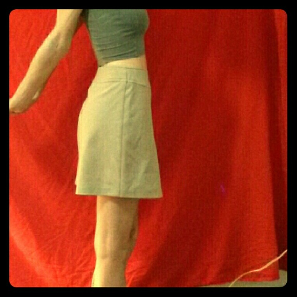 Impair et pair khaki mini skirt, size 3 - Picture 1 of 2