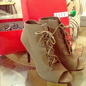 Olive Green Booties!