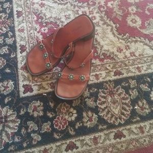 Sesto Meucci Leather Sandals