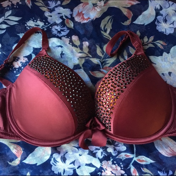 Satin Jeweled aerie Bra