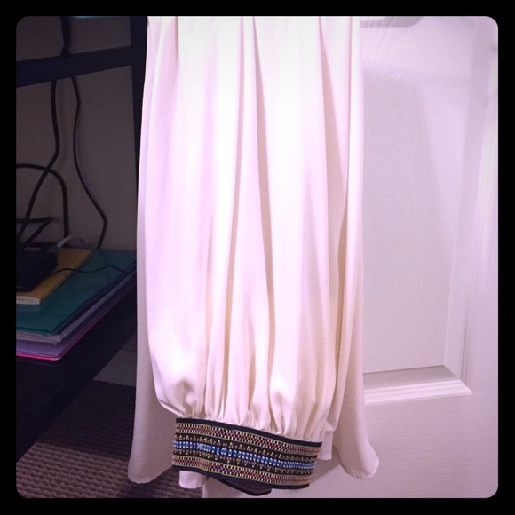 Long high-waisted skirt