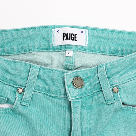 PAIGE Denim - Verdugo Ultra Skinny Jeans in Mojito Mint